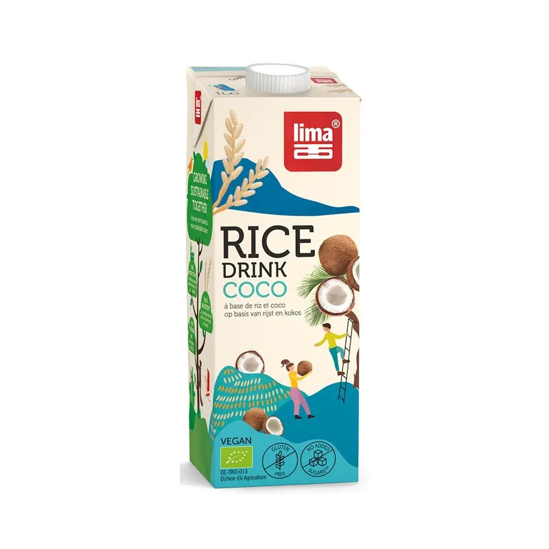 Organic Rice Drink Coconut 1L, LIMA