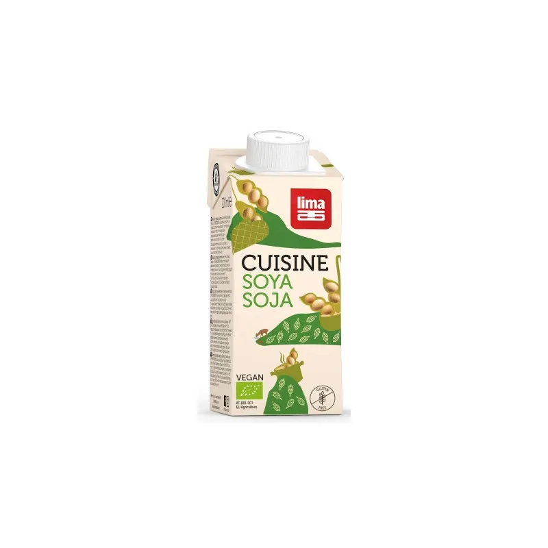 Organic Soy Cooking Cream 200ml, LIMA