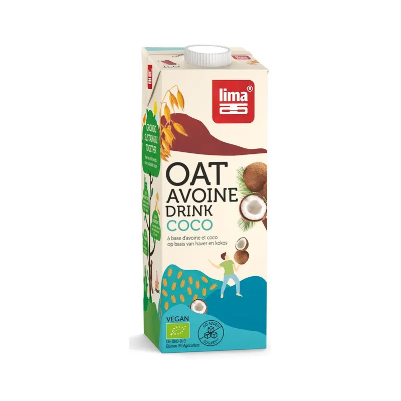 Organic Oat Drink Coconut 1l, LIMA