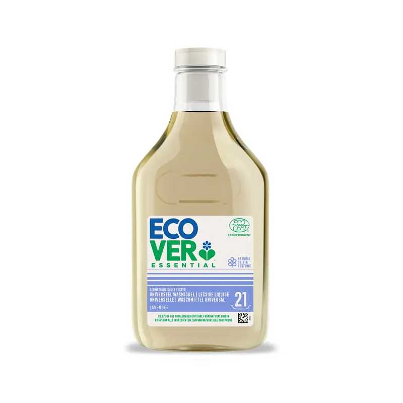 Concentrated Liquid Laundry Detergent Lavender Fragrance, 20 Washes, 750ml, ECOVER