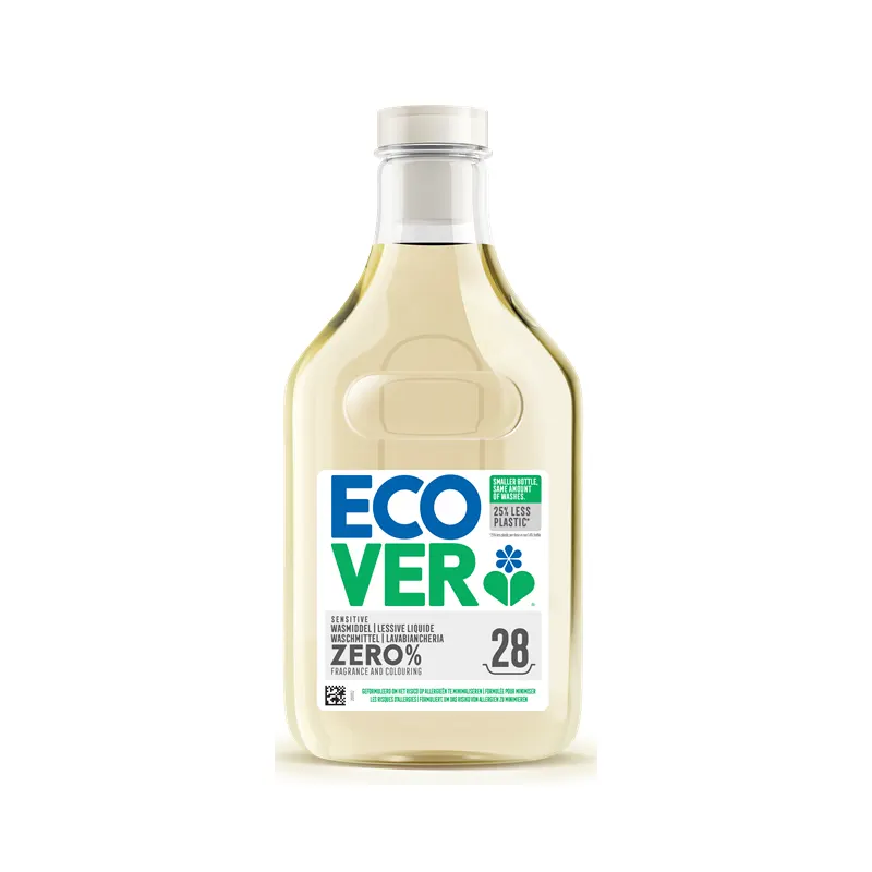 0% Liquid Laundry Detergent 1l, Fragrance Free, ECOVER