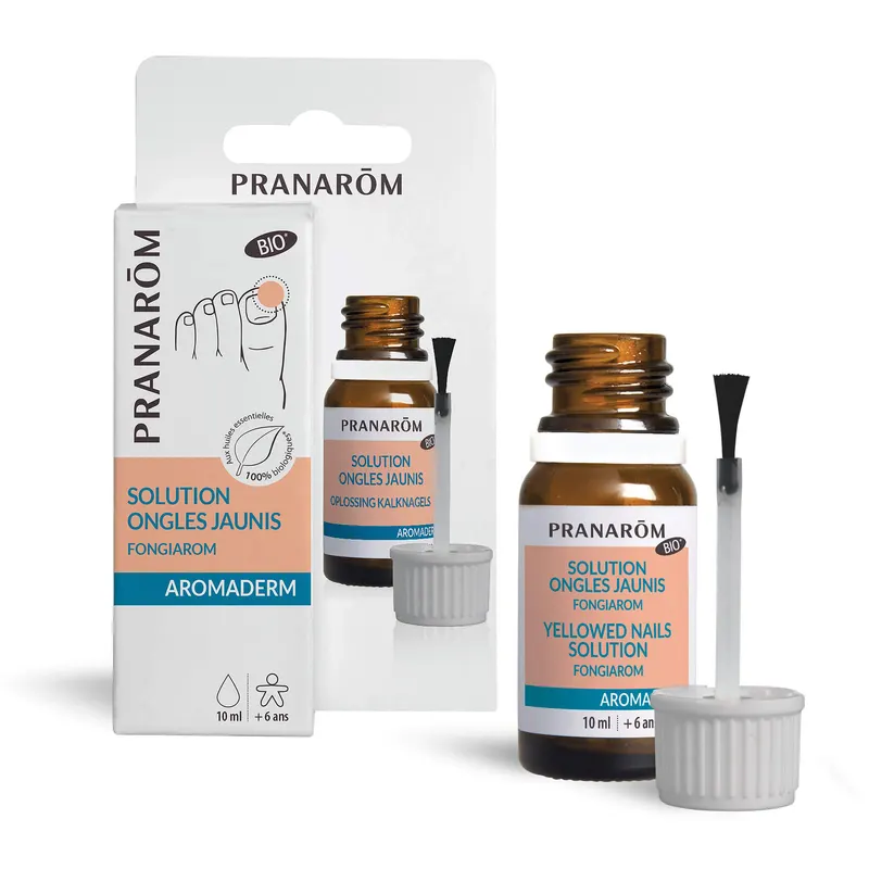 AROMADERM FONGIAROM SOLUTION ONGLES JAUNIS (BIO) ECO 10 ML, PRANAROM