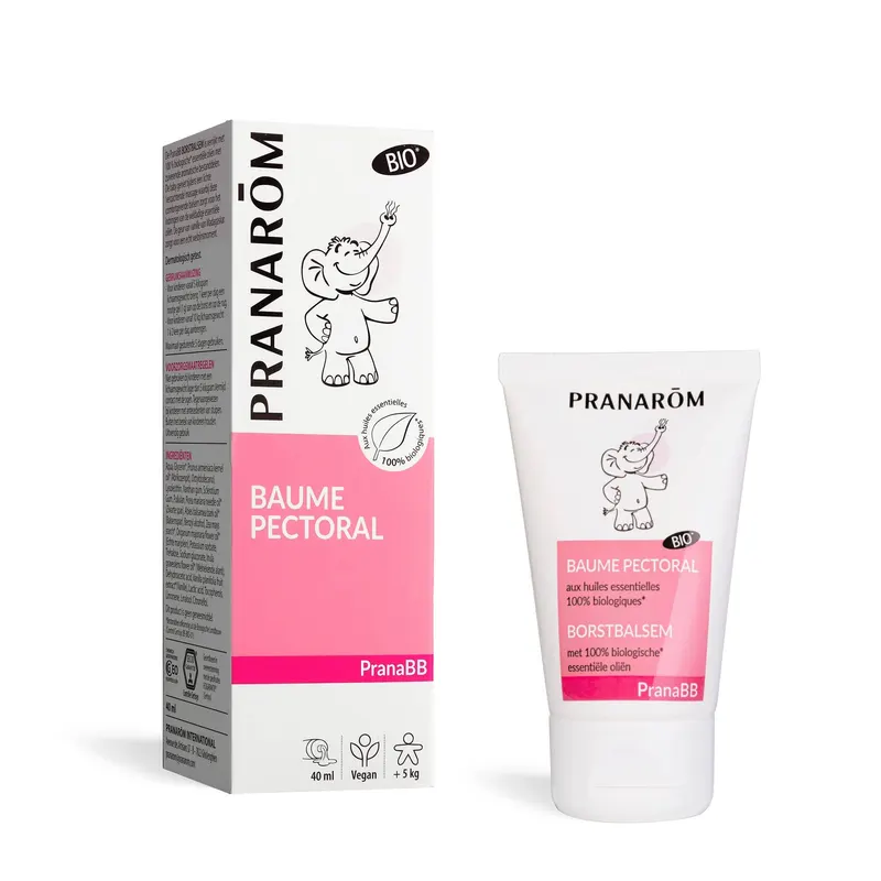 Pranabb Chest Balm Organic 40 ML, PRANAROM