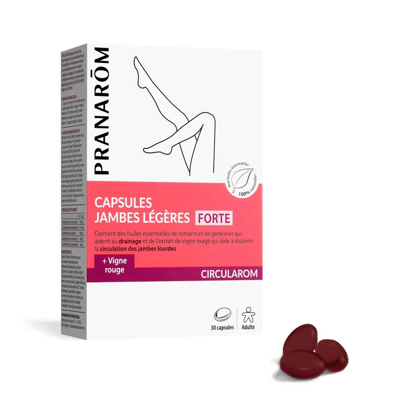 CIRCULAROM CAPSULES FORTE JAMBES LEGERES 30 CAPS, PRANAROM