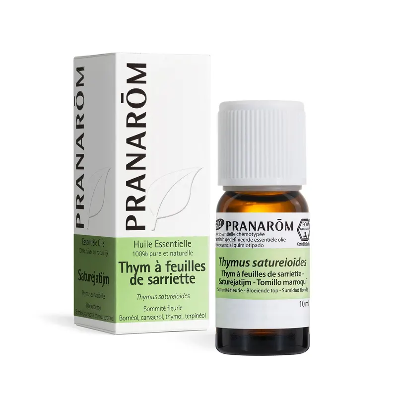 THYM A FEUILLES DE SARRIETTE SOMMITE FLEURIE 10 ML, PRANAROM