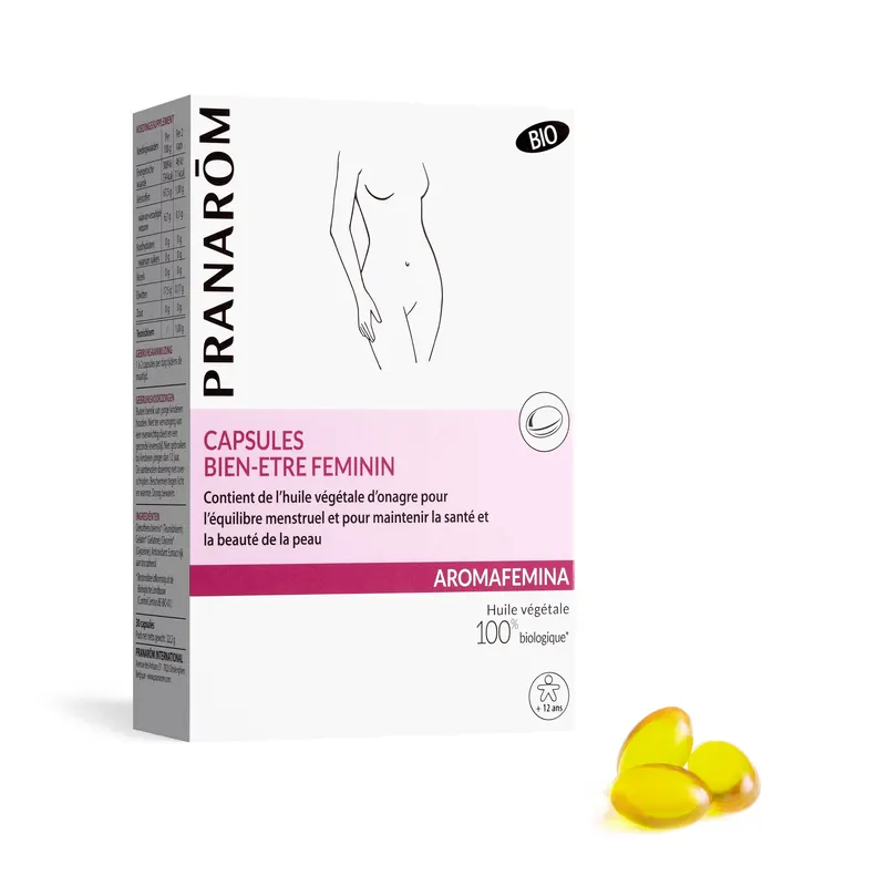 AROMAFEMINA CAPSULES BIEN-ETRE FEMININ BIO 30 CAPS, PRANAROM