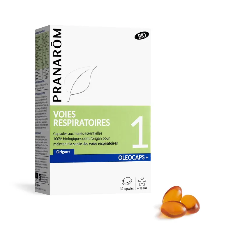 Oleocaps 1 Respiratory System Organic 30 CAPS, PRANAROM