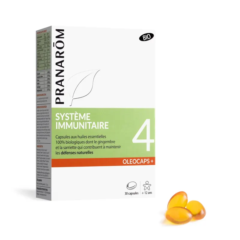 Oleocaps 4 Immune System Organic 30 CAPS, PRANAROM
