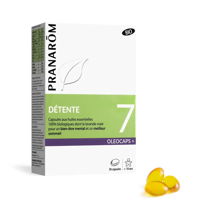Oleocaps 7 Relaxation Organic 30 CAPS, PRANAROM