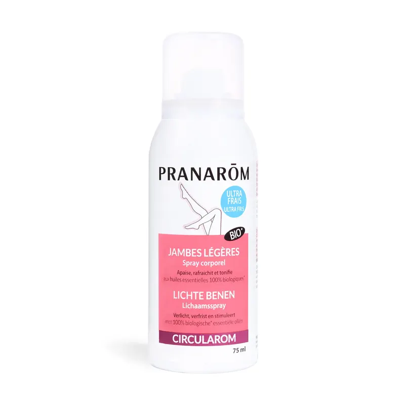 Circularom Body Spray Light Legs Organic 75 ML, PRANAROM