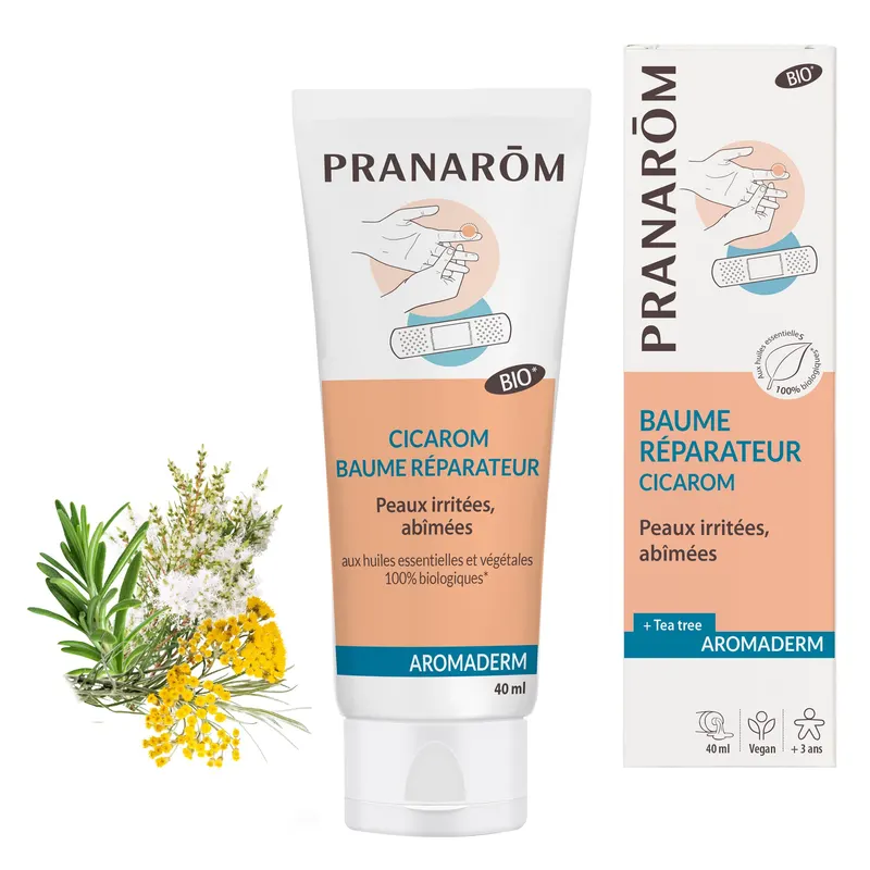 AROMADERM CICAROM BAUME REPARATEUR (BIO) ECO 40 ML, PRANAROM