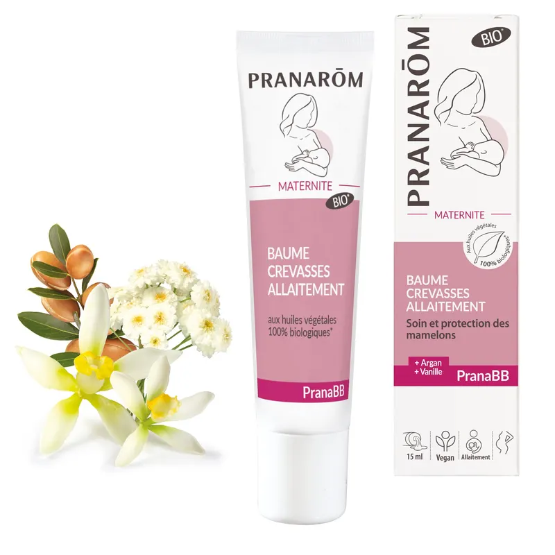 PRANABB Maternity Nipple Cracks Balm Organic 15 ML, PRANAROM