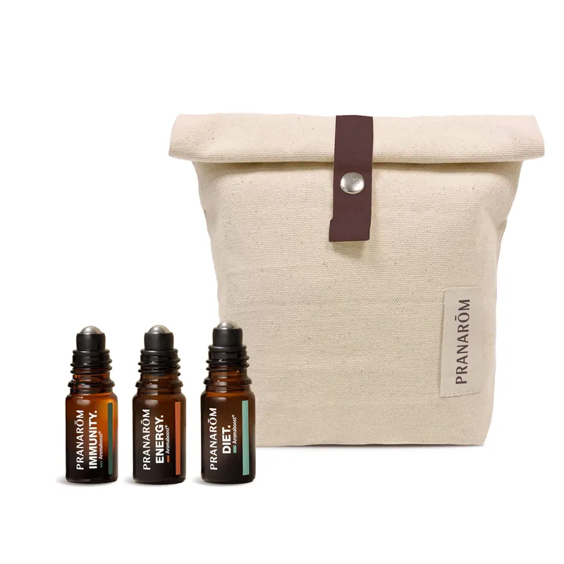 Aromaboost Rollers Display Stand Filled 4X6 Refs, PRANAROM