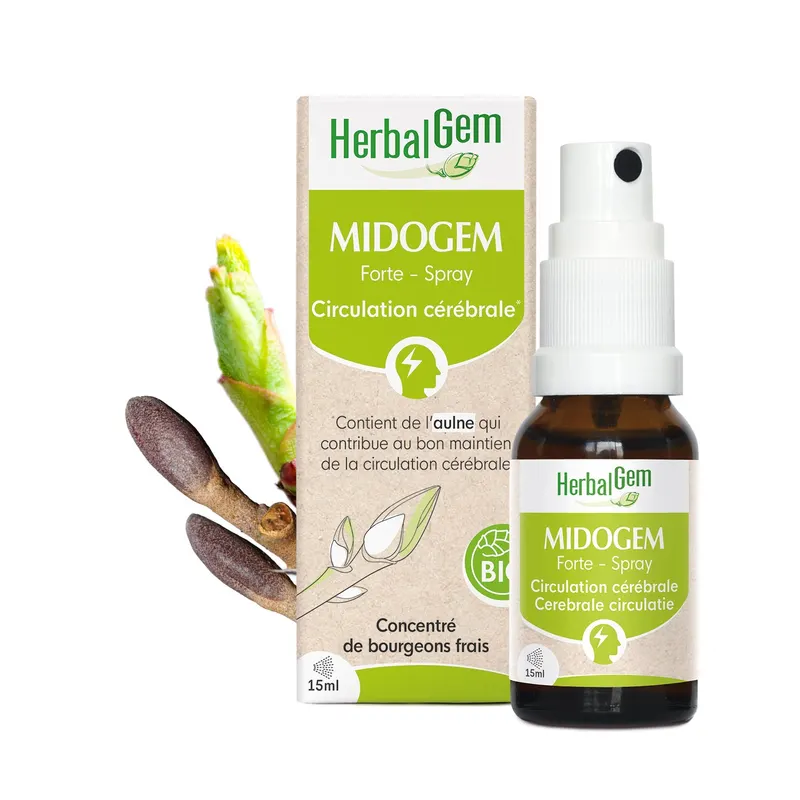 MIDOGEM Forte Spray GC25 Organic 15 ML, HERBALGEM