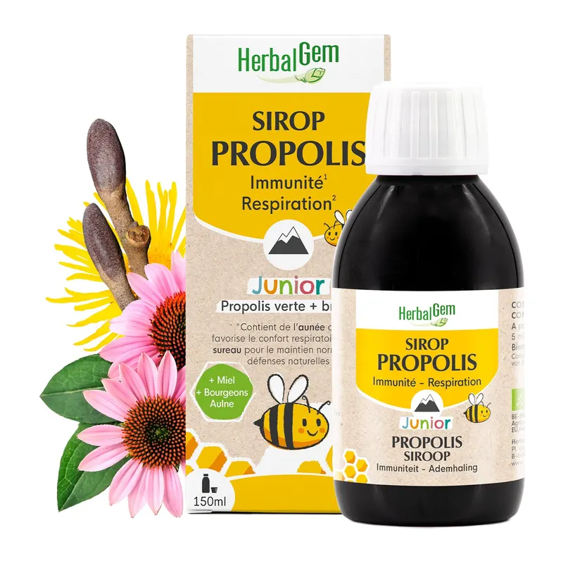 PROPOLIS JUNIOR SIROP BIO 150 ML, HERBALGEM