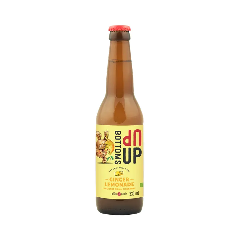 Bottoms up Ginger Lemonade 33cl, THE GINGER PEOPLE