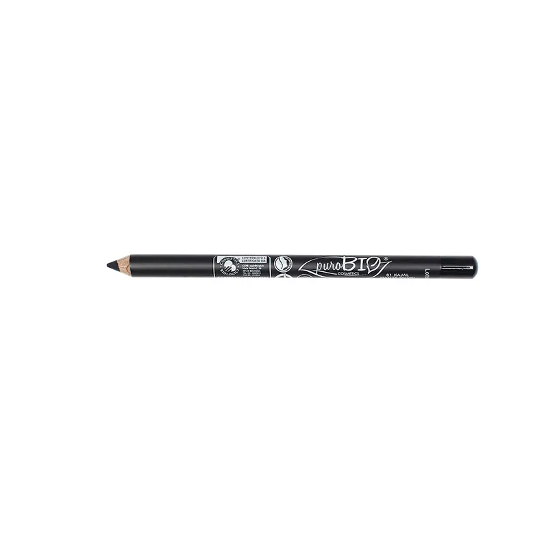 01 Eyeliner Pencil - Kajal Black, puroBIO