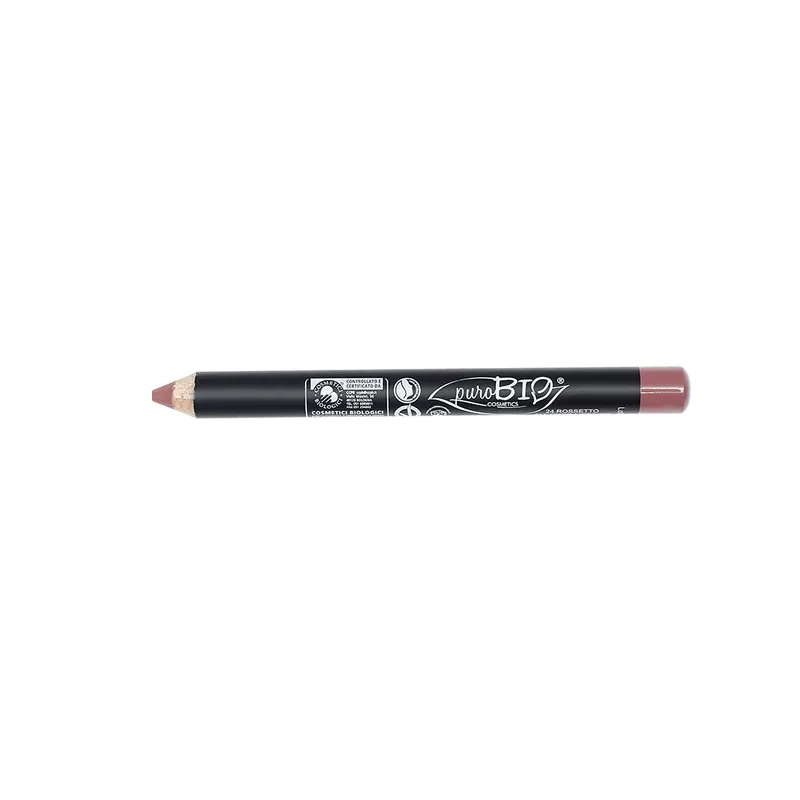 24 Thick Lip Pencil - All Over Mauve, puroBIO