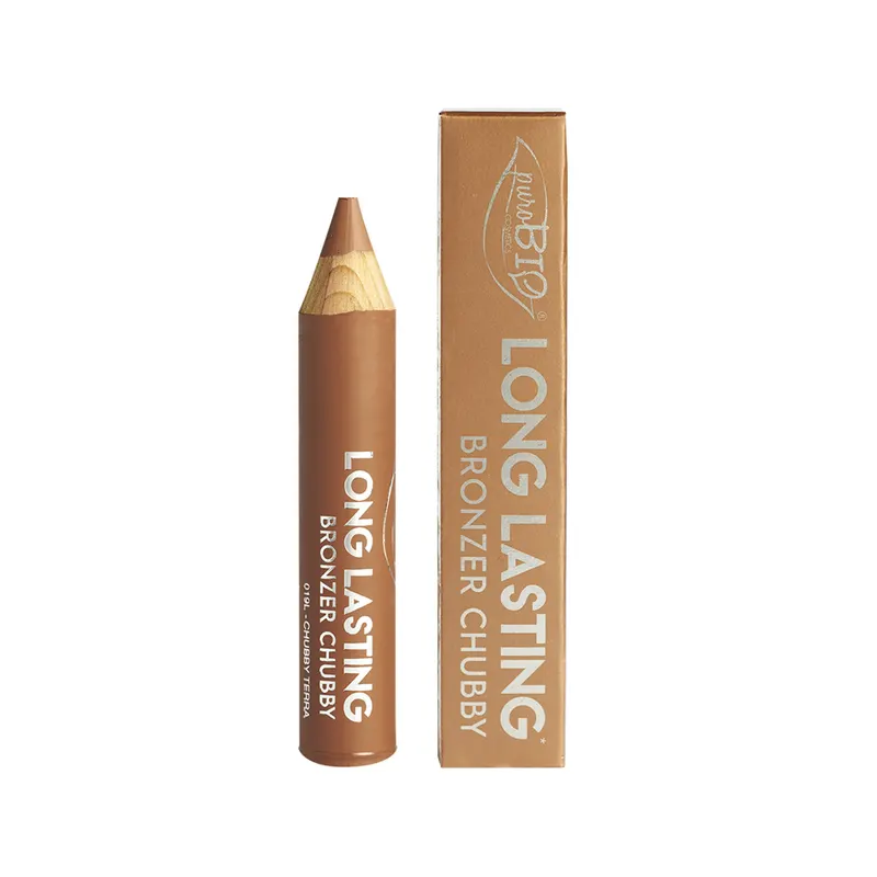 019L Long Lasting Chubby Pencil Bronzer Warm Undertone, puroBIO