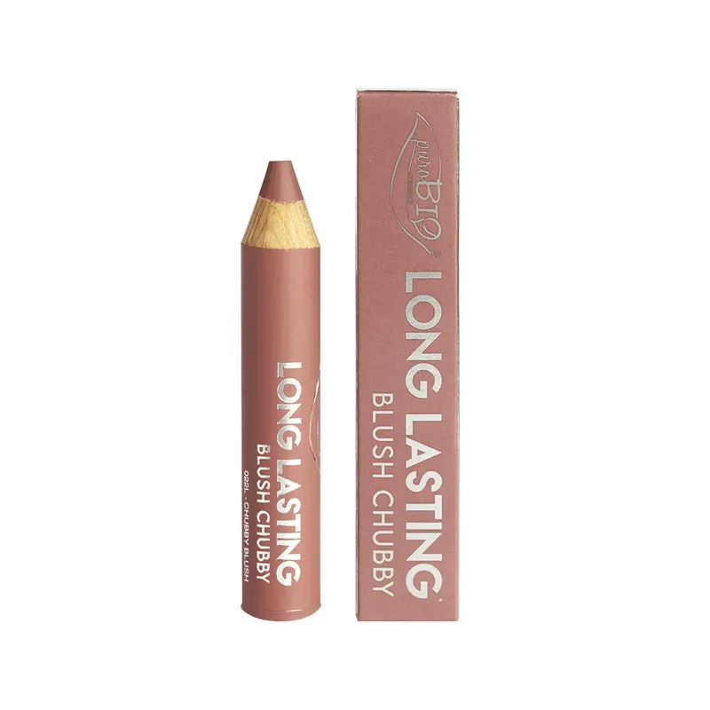 022L Long Lasting Chubby Pencil Blush Cool Rose, puroBIO