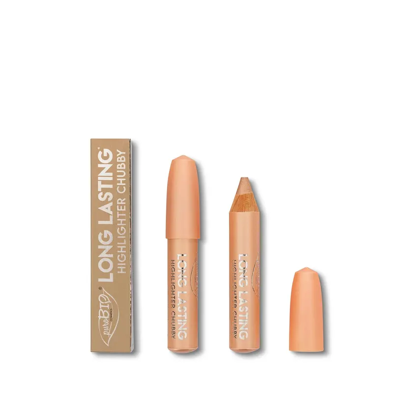 024L Long Lasting Chubby Pencil Highlighter Champagne, puroBIO