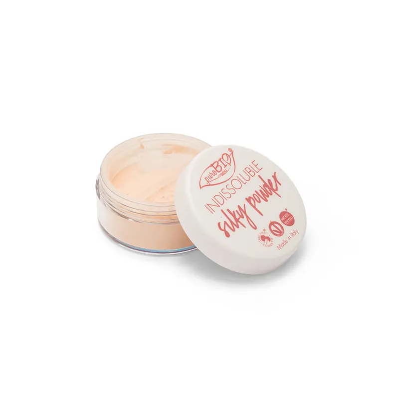 02 Loose Powder - Indissoluble Silky Powder Peach, puroBIO
