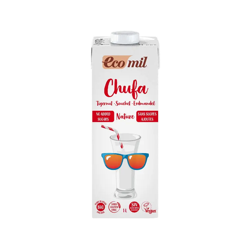 Organic Chufa Drink Unsweetened 1l, ECOMIL