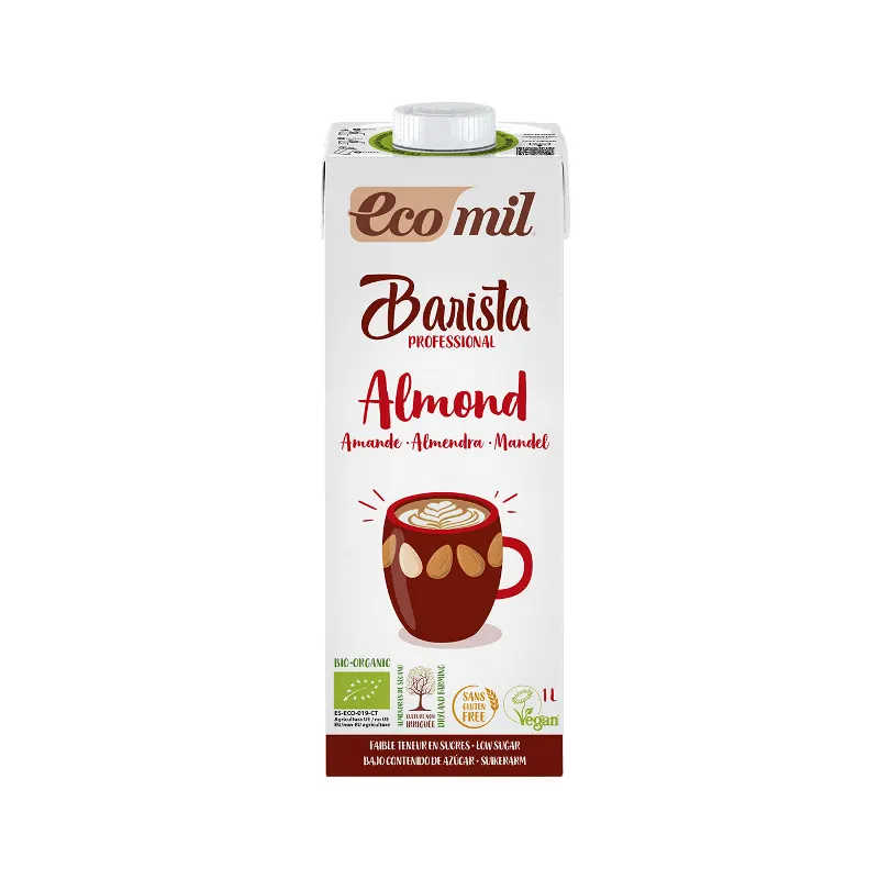 Organic Almond Milk For Barista 1l, ECOMIL