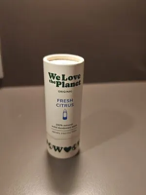 Fresh Citrus Stick Deodorant (40G) We Love The Planet, WE LOVE THE PLANET